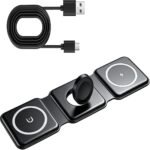 Simsiz şarj cihazı 3-in-1 telefon , saat , qulaqcıq - Image 2