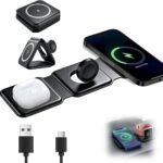 Simsiz şarj cihazı 3-in-1 telefon , saat , qulaqcıq