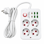 Uzadıcı 4 Elektrik , 4 Usb , 2 Type-c Giriş