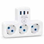 Uzadıcı 3 Elektrik , 2 Usb , 1 Type-c Giriş